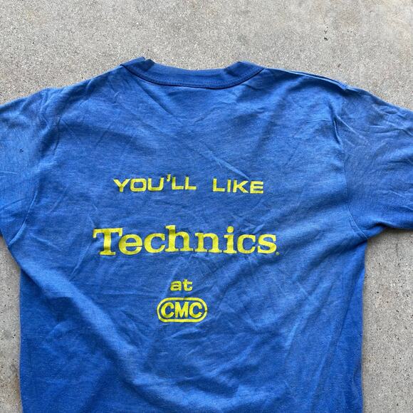 Vintage 80s CMC Stereo Super Centers You'll Like Technics at CMC T-Shirt Medium - Picture 6 of 6